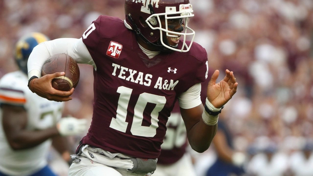 Texas A&M upsets Notre Dame 41-40 in Week 3 thriller that rattles playoff picture